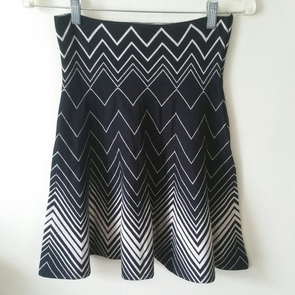 Max Studio knit skater skirt